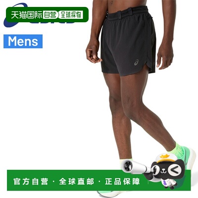 日本直邮ASICS 男士 METARUN 5 英寸跑步短裤国际尺码可选透气轻