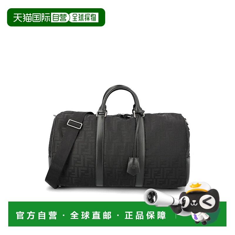 1h可退 香港直邮FENDI 男士旅行包 7VV161AW2NF05TRP26 SS2026 黑