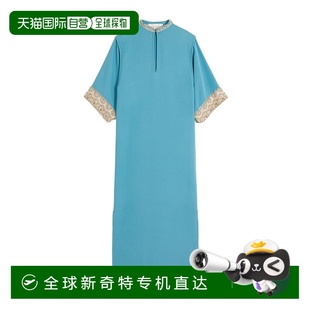 香港直邮Valentino kimono连衣裙 BVDKQ61MM华伦天奴真丝长袖