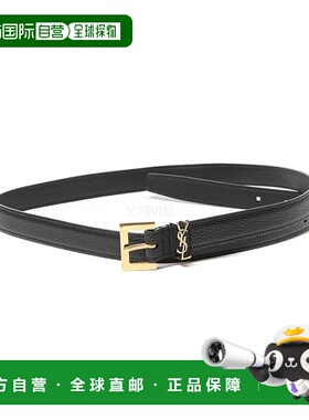 韩国直邮SAINT LAURENT PARIS 612616 DTI0W 1000 腰带皮带