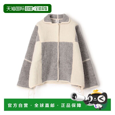 1h可退 日本直邮Elisabeth Stray Pedersen 女装 PLEED 羊毛拼接