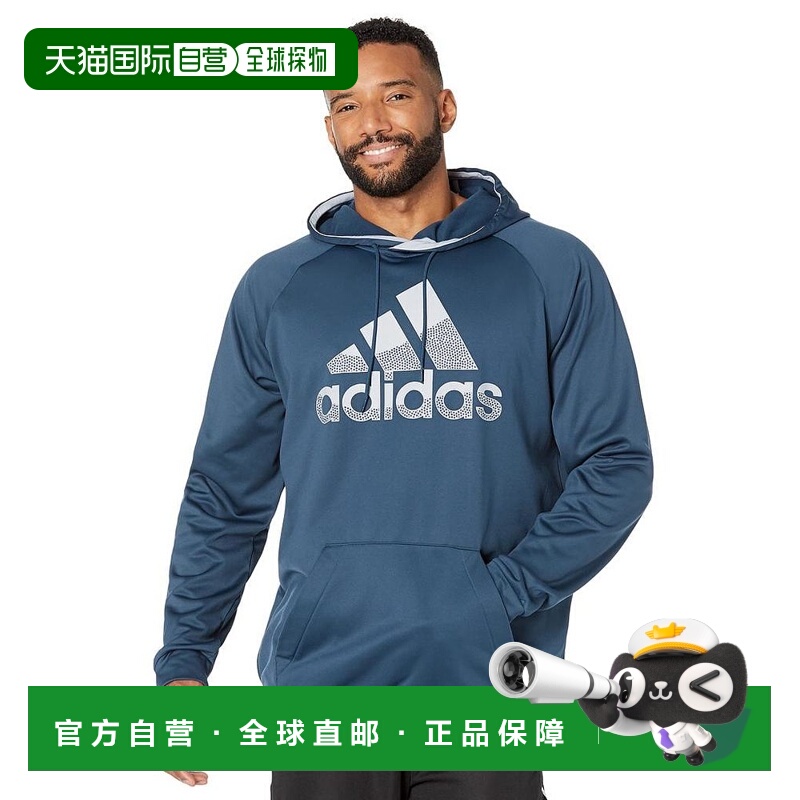 【美国直邮】adidas Big Tall Game Go Big Logo 套头连帽衫 运动