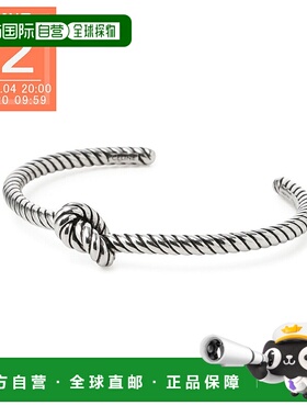 日本直邮Celine 男士银手镯461oq6bra36si结绳图案袖口 [2025AW]