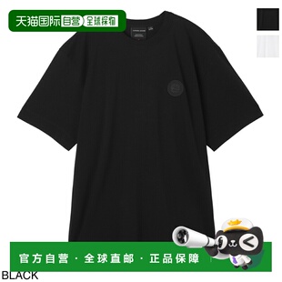 日本直邮Canada Goose 男士圆领T恤1401m9 61 黑色 格拉德斯通刺T