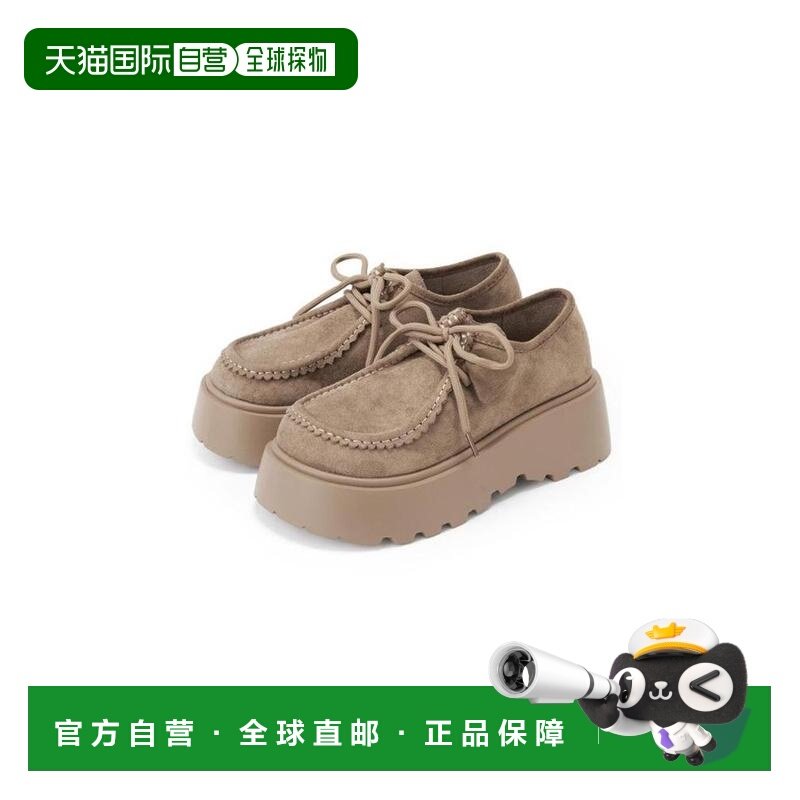 日本直邮日潮 GRL厚底麂皮系带鞋zr1446,女鞋,乐福鞋（豆豆鞋）,淘宝优惠券,粉丝福利购,淘宝优惠卷