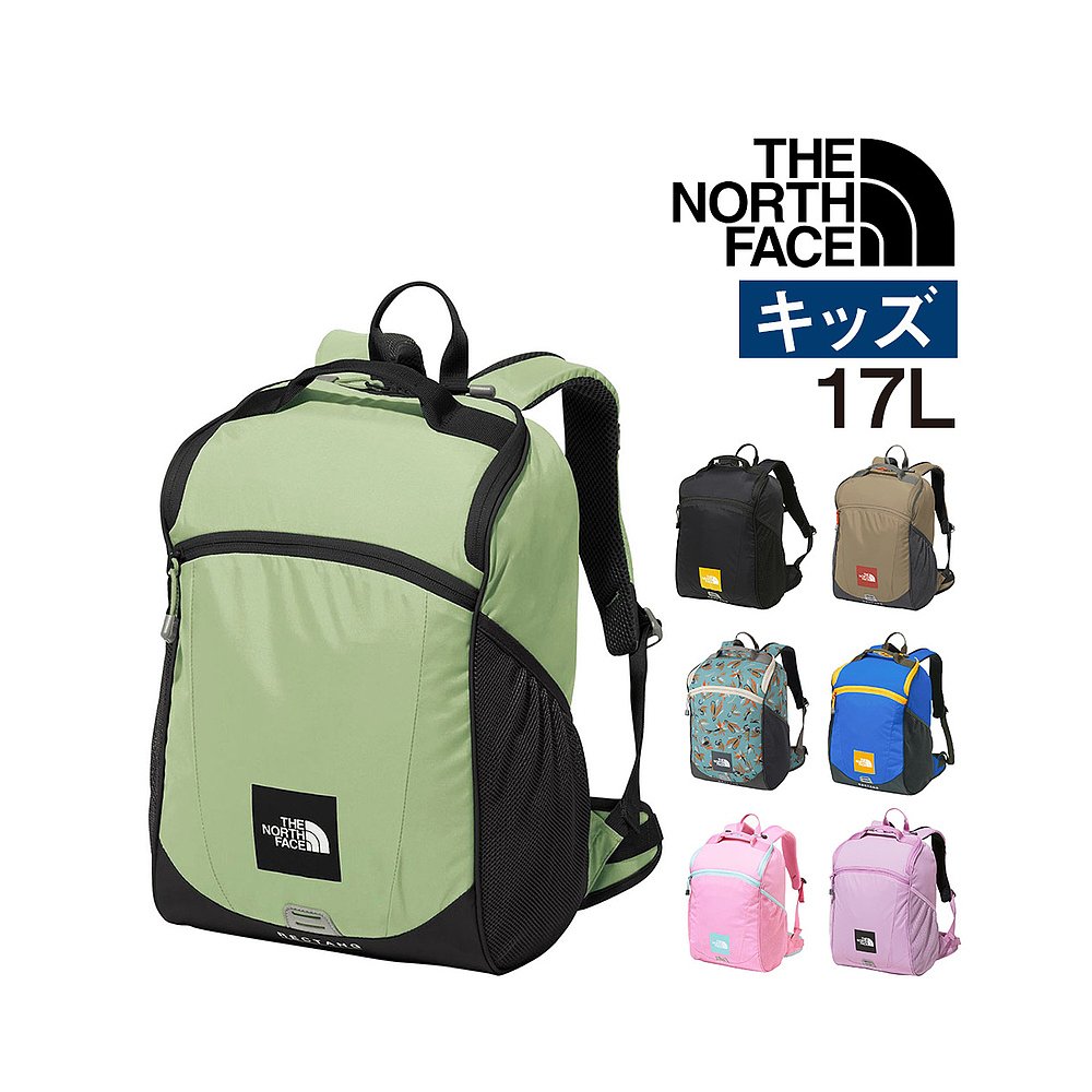 日本直邮The North Face Kids' Packs 矩形 17L 背包（NMJ72359）