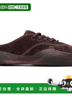 香港直邮潮奢 Erl 男士 棕色 Corduroy Camino 运动鞋 ERL11SH07B