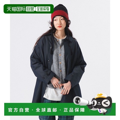 日本直邮BEAMS 棉聚酯斜纹布立领外套