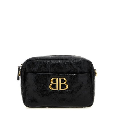 BALENCIAGA 女士单肩包 8064592AAR81000 AW2024 黑色