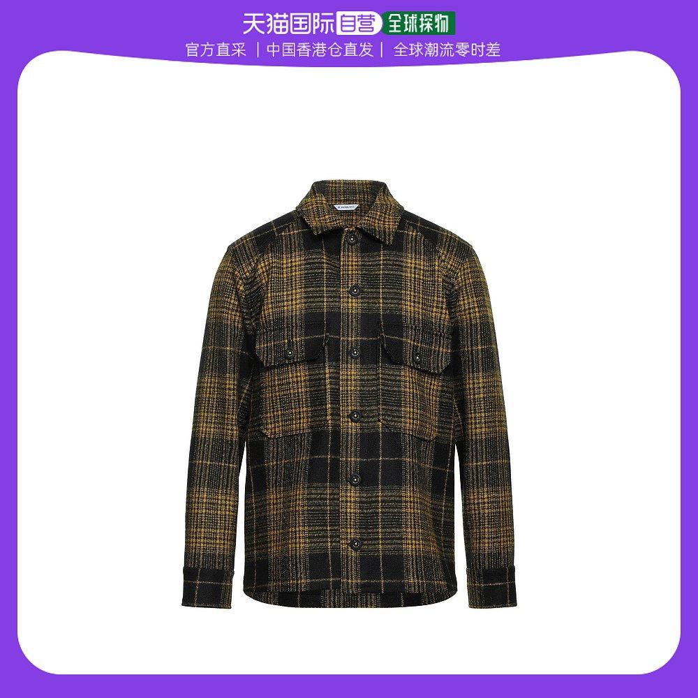 香港直邮潮奢 manuel ritz 男士格纹衬衫