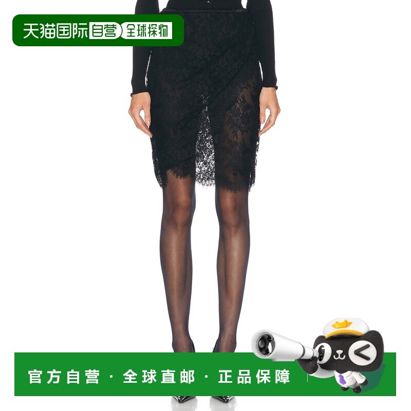 1h可退 香港直邮Saint Laurent 圣罗兰 女士 裹身蕾丝铅笔半裙 80,女装/女士精品,半身裙,淘宝优惠券,粉丝福利购,淘宝优惠卷