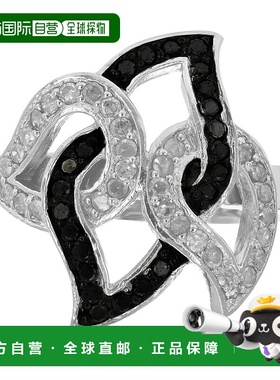 自营 vir jewels纯银黑色钻石戒指（3/4 克拉）- 银 美国奥莱直发