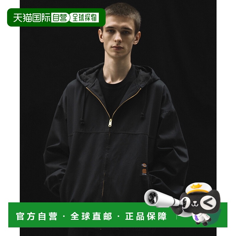 1h可退 日本直邮SEE SEE 男装宽松全棉里布半拉链连帽外套 BSMA6F