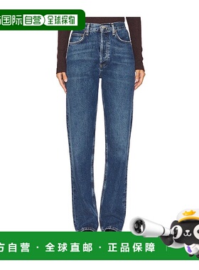 香港直邮AGOLDE 女士 90s Pinch 束腰高腰直筒牛仔裤 A9187B1604