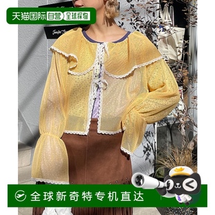 CPZ10 1h可退 日本直邮HELLO.SANFRANCISCO 女士网纱蕾丝短款 上衣