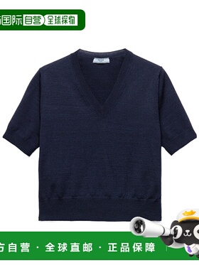 香港直邮PRADA 女士针织毛衣 P24M2R16SWSOOOF0008 SS2025 蓝色