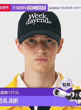 韩国直邮AECA 女士帽子AWCMSSBBACAST003C6BA WEEKDAYEND CAP-BLAC