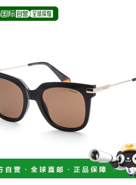 自营 polaroid宝丽来女士51毫米黑色太阳镜-黑色 美国奥莱直发