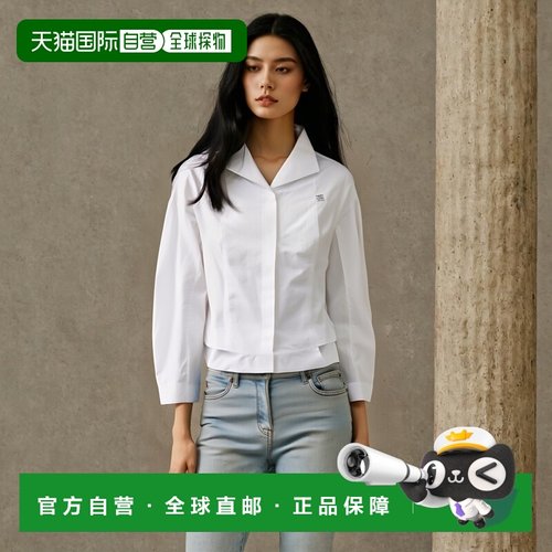 香港直邮GIVENCHY 女士衬衫 BW61CK15JT100-2 SS2025 白色 Givenc