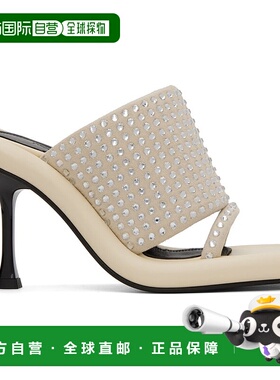 1h可退 香港直邮潮奢 J.W. Anderson 女士 灰白色 Bumper-Tube 凉