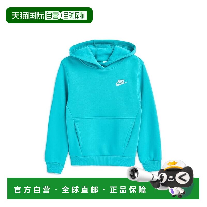 1h可退 美国直邮Nike 耐克 女童 Club 休闲抓绒套头衫连帽衫(大童