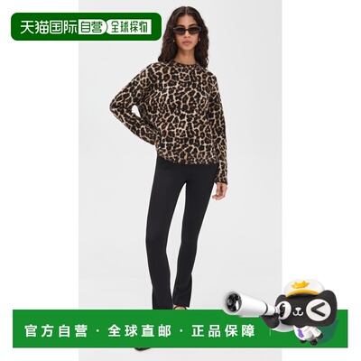 1h可退 香港直邮ANINE BING 女士 Kylie 长裤 black黑色 舒适时尚