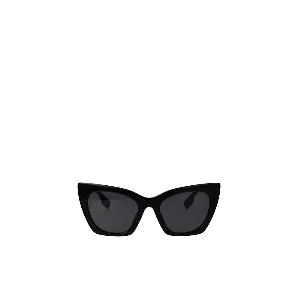 BURBERRY 女士眼镜 BE4372U300187 SS2024 黑色 几何框太阳镜