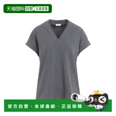V领T恤 香港直邮Brunello M0T18 古奇拉利 女士 Cucinelli 布内罗