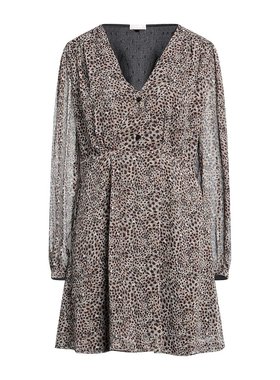 潮奢 Liu Jo 女士 衬衫式连衣裙 grey灰色 舒适时尚