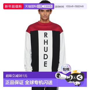 1h可退 香港直邮潮奢 Rhude 男士 多色 Intake Tri-Panel 长袖 T