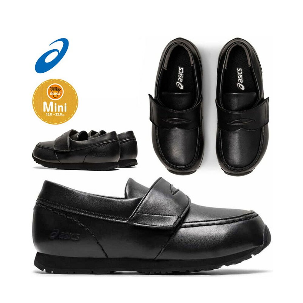 日本直邮ASICS 童鞋 Sukusuku Efort LF 正装鞋 1144A179 男童女