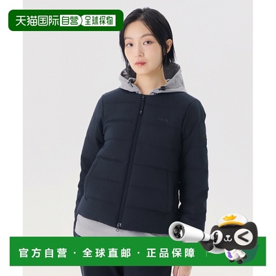 韩国直邮FILA 男士羽绒服1100FS2DJG4101UBLK
