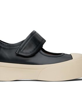 美国直邮Marni 黑色 Pablo Mary Jane 芭蕾平底鞋