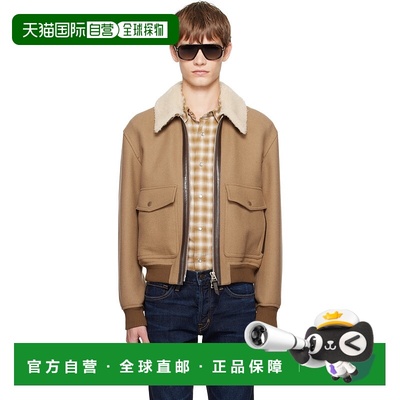 1h可退 香港直邮潮奢 Tom Ford 汤姆 福特 男士 驼色 Double Spli