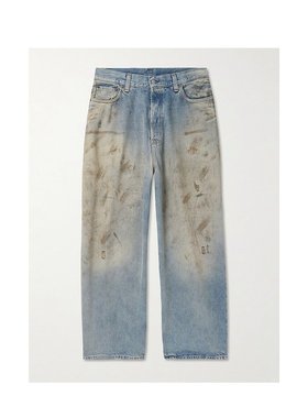 1h可退 香港直邮Acne Studios 艾克妮 男士 2023M 做旧牛仔裤 B00