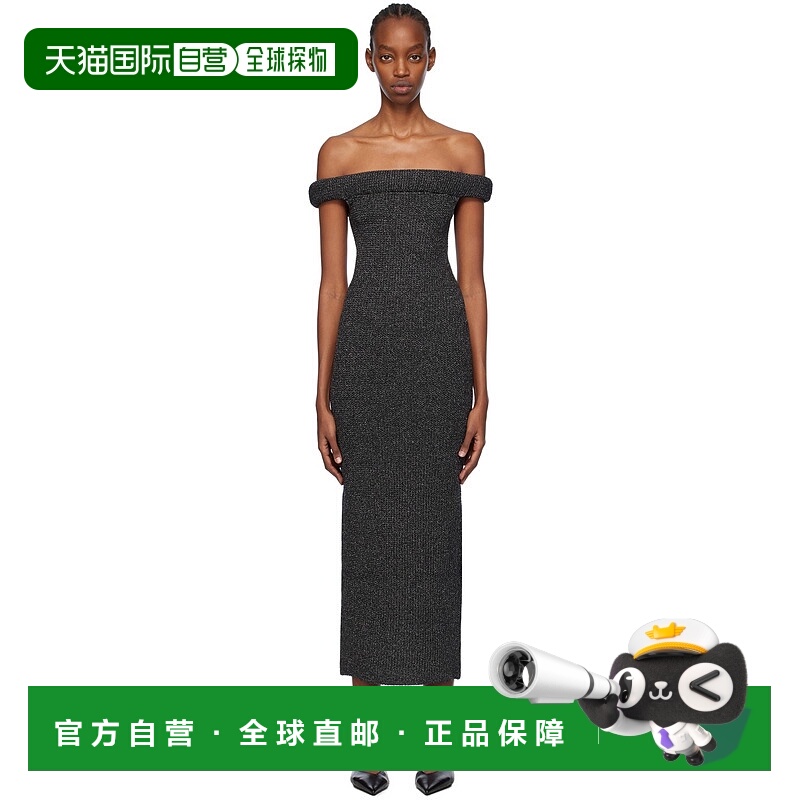 香港直邮潮奢 TOTÊME 女士 黑色 Roll 连衣裙 241WRD1179YA0031