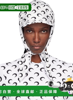 1h可退 香港直邮潮奢 Marine Serre 女士 白色 Moon Silk Veiled