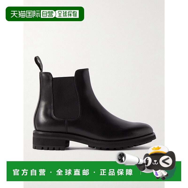 Polo Ralph Lauren Polo 拉夫 劳伦 男士 黑色 Bryson 切切尔西靴