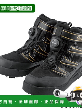 日本直邮Gamakatsu 鞋类 G-Spec 钉鞋 M 黑色 x 金色 GM4549