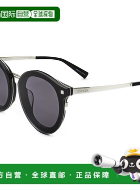 自营 Escada女式66毫米棕色太阳镜-黑色 美国奥莱直发艾斯卡达