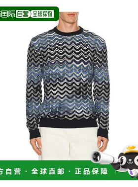 1h可退 香港直邮MISSONI 米索尼 男士 圆领毛衣 US25WN0K