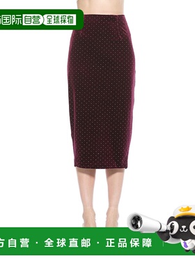 自营 alexia admorJayden Skirt - burgundy 美国奥莱直发半身裙