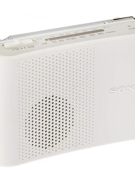 日本直邮Sony索尼便携式收音机FM / AM便携式白色ICF-51 / W