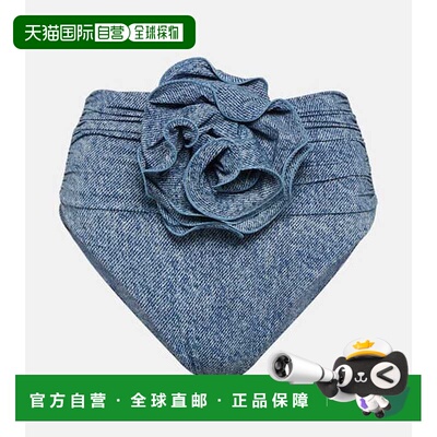 香港直邮magda butrym 女士 denim-printed 花饰比基尼下装 00133