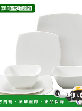 【日本直邮】Narumi鸣海方型碗6个套装 微波炉洗碗机可50481-2321