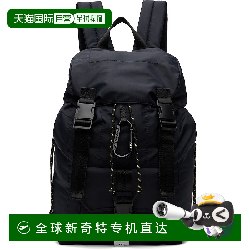 1h可退 香港直邮A.P.C. 男士 海军蓝 Treck 双肩包 blue蓝色 舒适