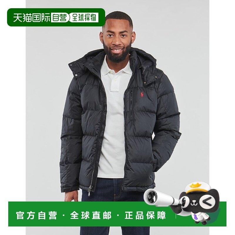 欧洲直邮Polo Ralph Lauren拉夫劳伦 刺绣拉链宽松羽绒服棉服男款