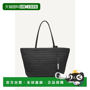 自营 dknyMack大号手提包-黑色/黑色 美国奥莱直发唐可娜儿单肩包