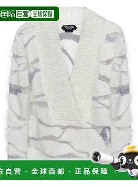 1h可退 香港直邮Tom Ford 汤姆 福特 女士 V 领针织毛衣 MAK413YA