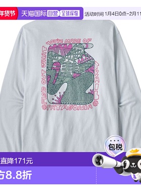 日潮跑腿patagonia巴塔哥尼亚 男士长袖T恤 37820